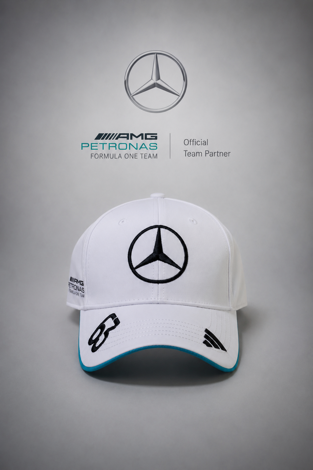 Gorra Mercedes AMG Blanca