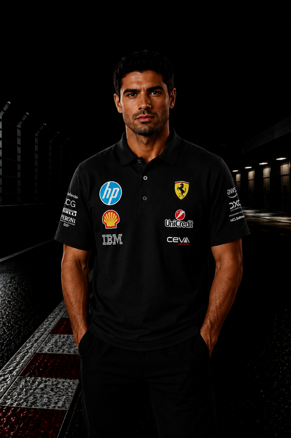 Jersey Ferrari Negra