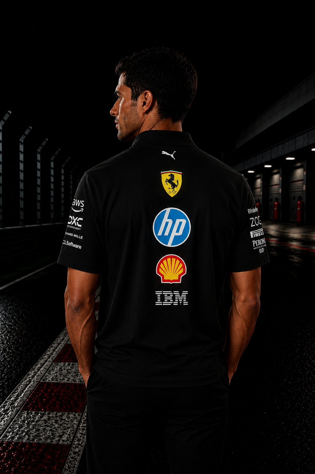 Jersey Ferrari Negra
