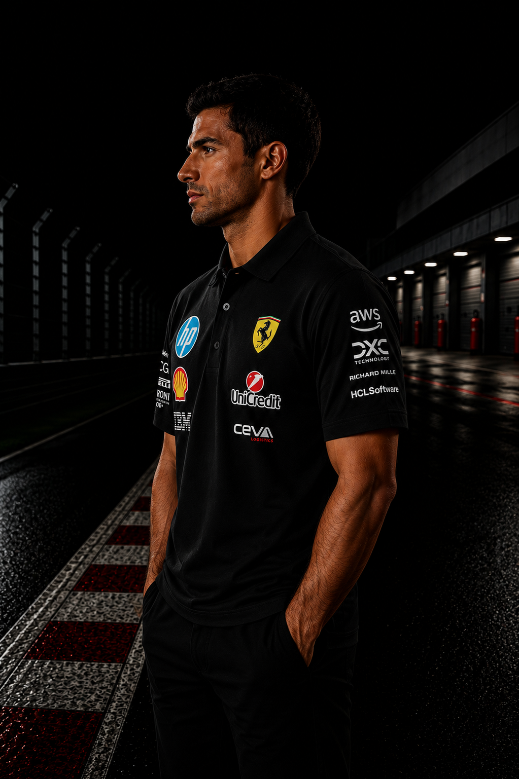 Jersey Ferrari Negra
