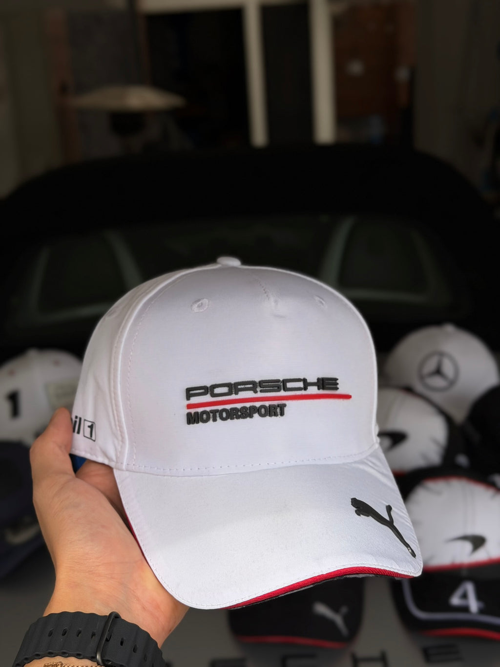Gorra Porsche Blanca