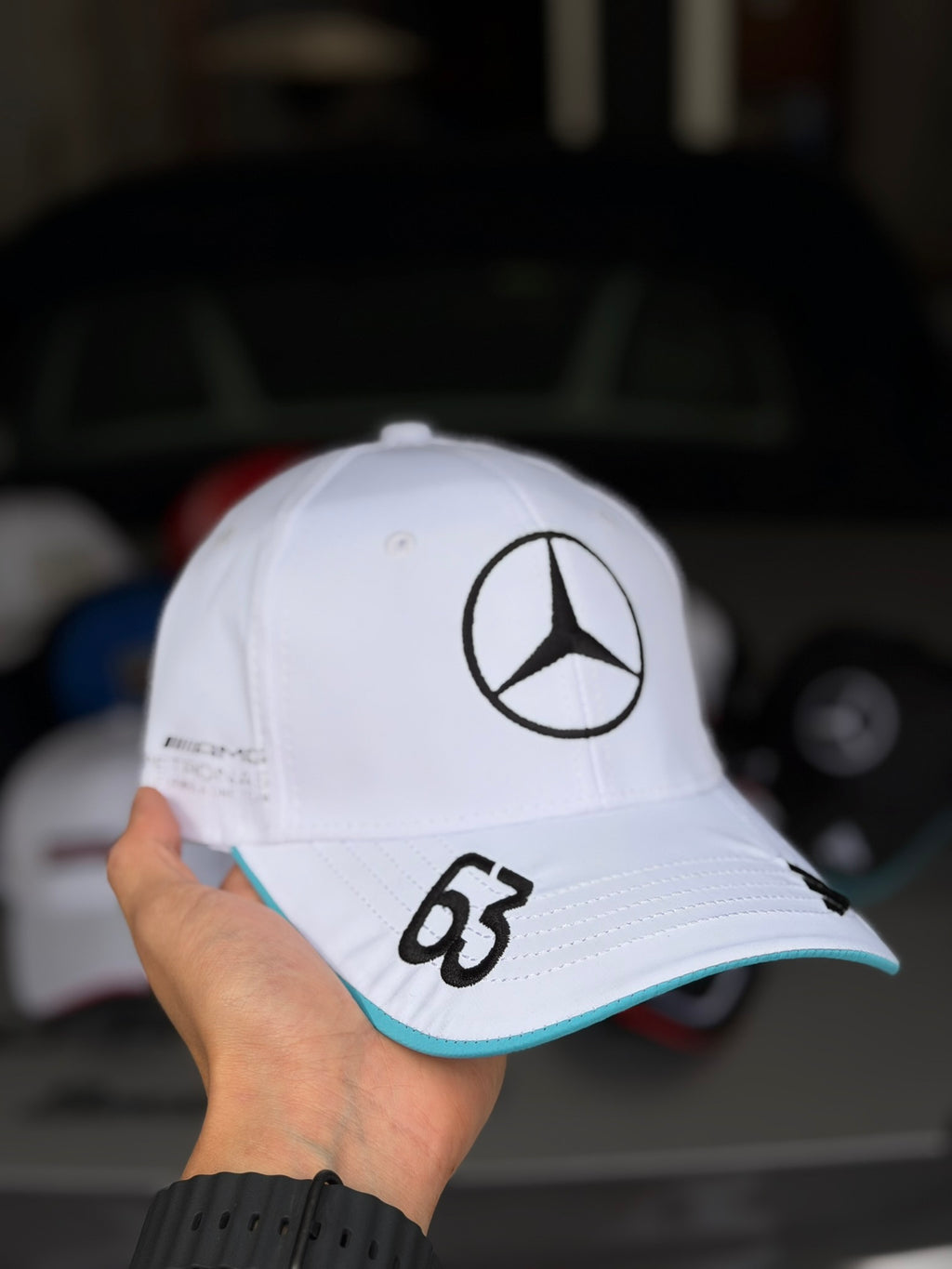 Gorra Mercedes AMG Blanca